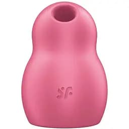 Вакуумный стимулятор клитора с вибрацией Satisfyer Pro To Go 1 красный