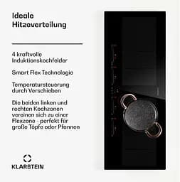 Індукційна плита Klarstein Masterzone 90 Slim Flex 4 (10045796) - мініатюра 4