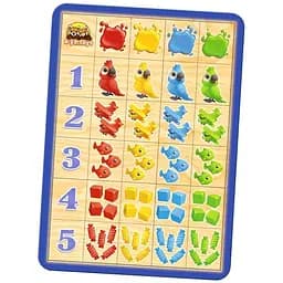 Деревянный пазл-сортер Сравни и подбери Ubumblebees (ПСФ108) PSF108 цвет и счет