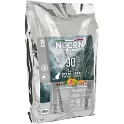 Сухий корм для стерилізованих котів Necon Natural Wellness Sterilized індичка та рис 10 кг