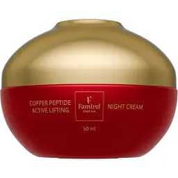Крем для лица Famirel Copper Peptide Night Cream Ночной Лифтинг-актив с пептидами меди 50 мл (7290114085274)