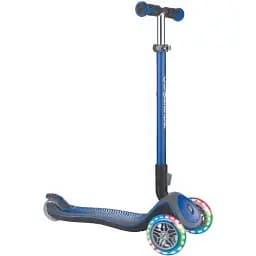 Самокат Globber Elite Deluxe колеса и панель с подсветкой синий (449-100-3)