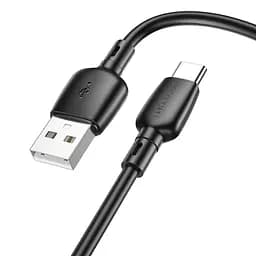 Кабель Borofone BX93 USB to Type-C QC 27W 1 м черный