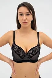 Бюстгальтер формування Spacer VIOLETTA 016 77 02 Effetto Lingerie чорний 95D - мініатюра 1
