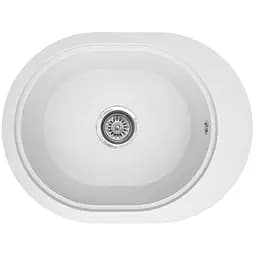 Мийка кухонна Valetti 61N гранітна 560х430 мм біла