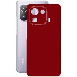 Захисна плівка StatusSKIN для Xiaomi Mi 11 Pro 2021 Корпус Вініл Металік червоний