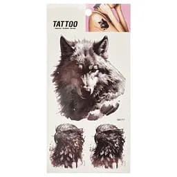 Временная татуировка "Волк и орел Tattoo" Bambi 1020-HM1717