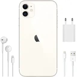 Смартфон Apple iPhone 11 128GB White Model A2221 (Grade C) Seller Refurbished - мініатюра 6