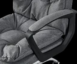 Офісне крісло GT Racer (B-471 Fabric Dark Gray) - мініатюра 6