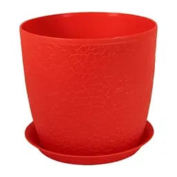 Кашпо Idea Home з підставкою 1.6 л (3095-IH-червоний)
