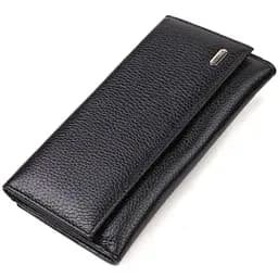 Кожаный кошелек Canpellini 10х19х1.5 см acs0025566