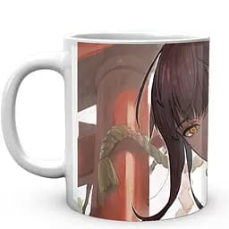 Кружка GeekLand Chainsaw Man Человек бензопила Макима CM 02.06 330 мл белая