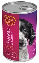 Вологий корм для цуценят з індичкою та кроликом Lovely Hunter Puppy with Turkey and Rabbit 400 г