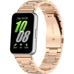 Ремінець DK для Samsung Galaxy Fit3 (R390) Metal Band Fitlink (rose gold) - мініатюра 3