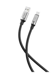 Кабель силиконовый 6 А 120 Вт - XO NB251 Liquid Silicone Rubber USB - Type-C 1 м черный