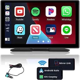 Автомобильное портативное радио Carplay Android Hikity 9" HD