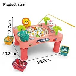 Іграшка Риболовля "Зоопарк" 7726B Пудровий