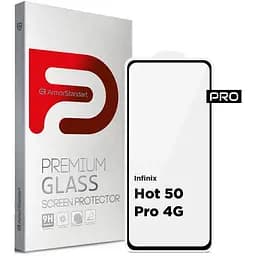 Стекло защитное Armorstandart Pro Infinix Hot 50 Pro 4G Black (ARM80935)