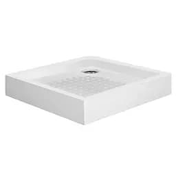 Душовий піддон Eger Vi`z 80x80x15 см квадратний у комплекті з сифоном white 599-0808S білий