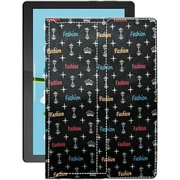 Чехол StatusCASE из экокожи для планшета Lenovo Tab M10 GHD X605FC Фэшн черный