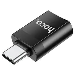 Перехідник Hoco UA17 Type-C Male to USB Female USB3.0 Чорний - мініатюра 3