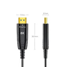 Кабель оптичний HDMI 2.1 10m Dtech DT-HOF8010 (74-00143) - мініатюра 4