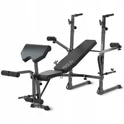 Скамья тренировочная для жима 4FIZJO Ultra с партой Скотта Black (P-5905973404228)