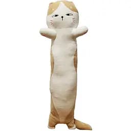 М'яка іграшка-антистрес Bambi Кіт батон 90 см бежевий (K15217)