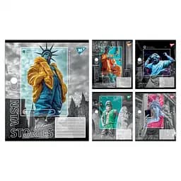 Тетради ученические 96 листов линия Yes Insta Storys, 5 шт. в упаковке