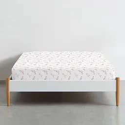 Простирадло Cosas на резинці фланель 90х200 pine branchlets, рожевий (Flannel_BudRoseGray_90x200x20) - мініатюра 2