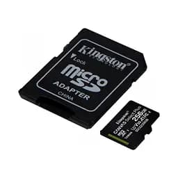 Карта пам'яті Kingston microSDXC 256GB Canvas Select Plus A1 C10 + SD адаптер [SDCS2/256GB] [52631] - мініатюра 2