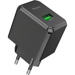Сетевое зарядное устройство Hoco CS12A QC3.0 1 USB быстрая зарядка черный