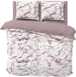 Комплект постільної білизни Lelit Сімейний рожевий з білим 150 х 215 см P-0167/1 (le2000000285832)