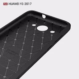 Чохол PRIMO Carbon Fiber Series для Huawei Y3 2017 Black - мініатюра 5