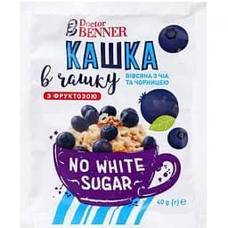 Каша вівсяна Doctor Benner в чашку з чіа та чорницею 40 г