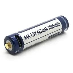 Аккумулятор Keeppower Li-ion R03 667mAh P1044U1 AAA 1.5V (Белый с синим)