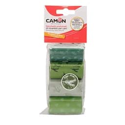 Пакеты для собачьих фекалий Camon с ароматом хвои зелени 6 см (4 рулона x 15 шт.) (B521/5)