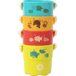 Набор игрушек для ванной Baby Team Ведерца 4 шт. (8859)