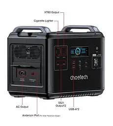 Зарядна станція портативна Choetech BS006 2000Wh 2000W - мініатюра 8