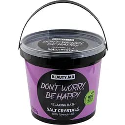 Кристали соляні для ванни Don't worry, be happy Beauty Jar 1200 г