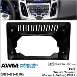 Перехідна рамка Ford Transit, Tourneo (Connect, Custom) AWM 981-01-086 - мініатюра 4