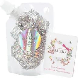 Детские гель-блестки Lukky для тела, волос, лица, серебряные (T18944)
