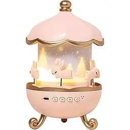 Світильник-нічник XPRO WH-E11-02 LED з мелодією та Bluetooth Карусель зайчиків (44888-16894_506)