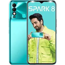 Смартфон Tecno Spark 8 4/64GB Turquoise Cyan (Global Version)