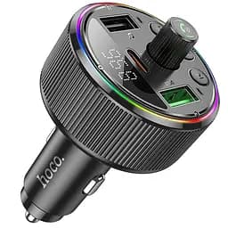 АЗУ FM модулятор Hoco E82 Guerrero PD30W+QC3.0 (2USB-A/1C)