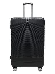 Валіза велика L ABS-пластик Worldline Airtex 652 78×52×34см 128л Чорний - мініатюра 1