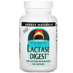 Лактаза Source Naturals Lactase Digest 180 капсул