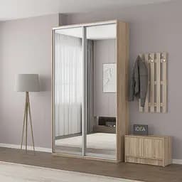 Шафа-купе Idea серія 1 140 x 60 x 240 см Дуб сонома Дзеркало