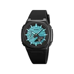 Чоловічий наручний годинник Skmei 2091 цифровий електронний спортивний Black Light Blue Black, 2091BKLTBUBK (19471)