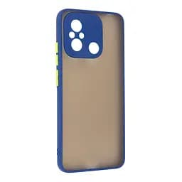 Чехол панель-накладка для Xiaomi Redmi 12C, Frosted Matte, синий, противоударный чехол с защитой всего корпуса, термополиуретан TPU + поликарбонат PC, ArmorStandart (ARM66747)